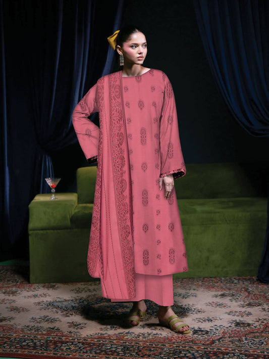 Dyed | Dhanak Jacquard - Dusky Rose