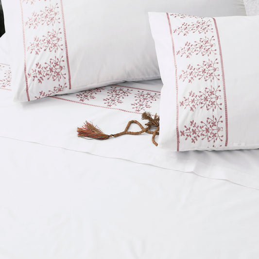 Rustic Glow - Embroidered Bedding Set