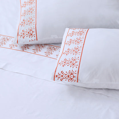 Rustic Glow - Embroidered Bedding Set