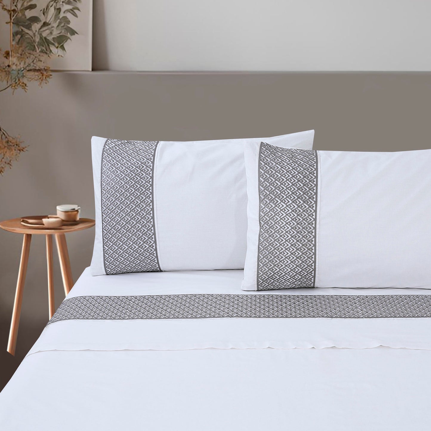 Poetic Allure - Embroidered Bedding Set