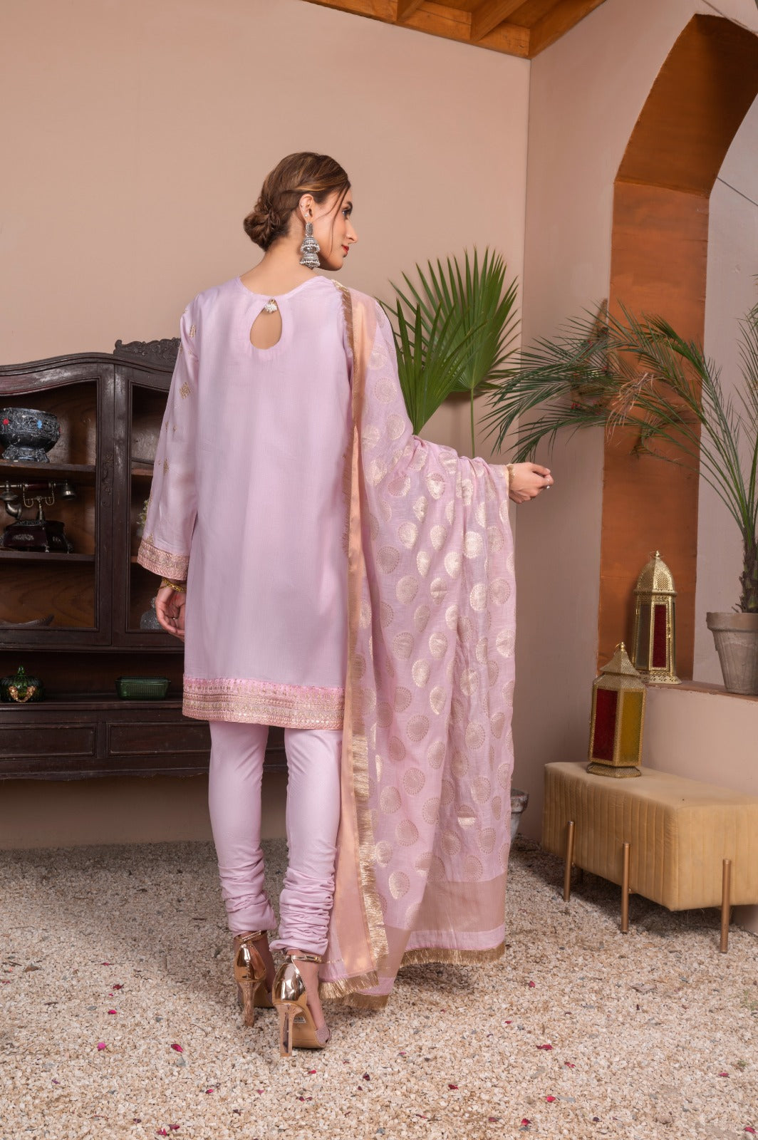 Embroidered | Lawn - Dusky Plum