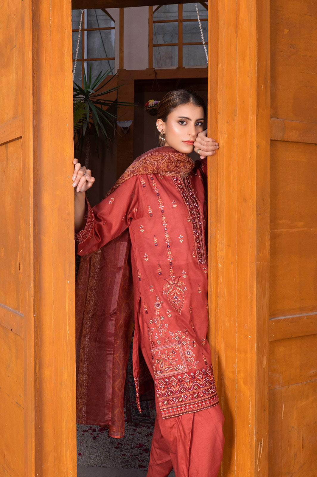 Embroidered | Lawn - Gulnar Rouge