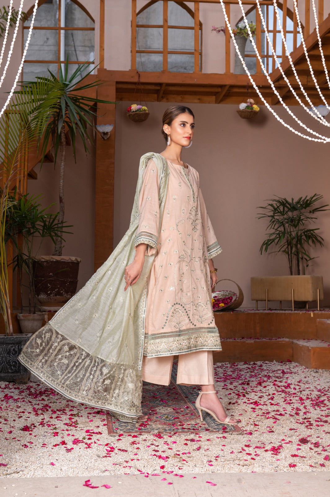 Embroidered | Lawn - Roshanay Blush