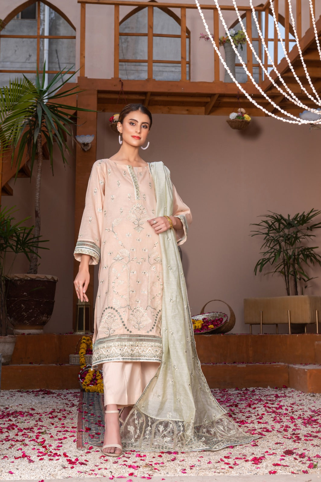 Embroidered | Lawn - Roshanay Blush