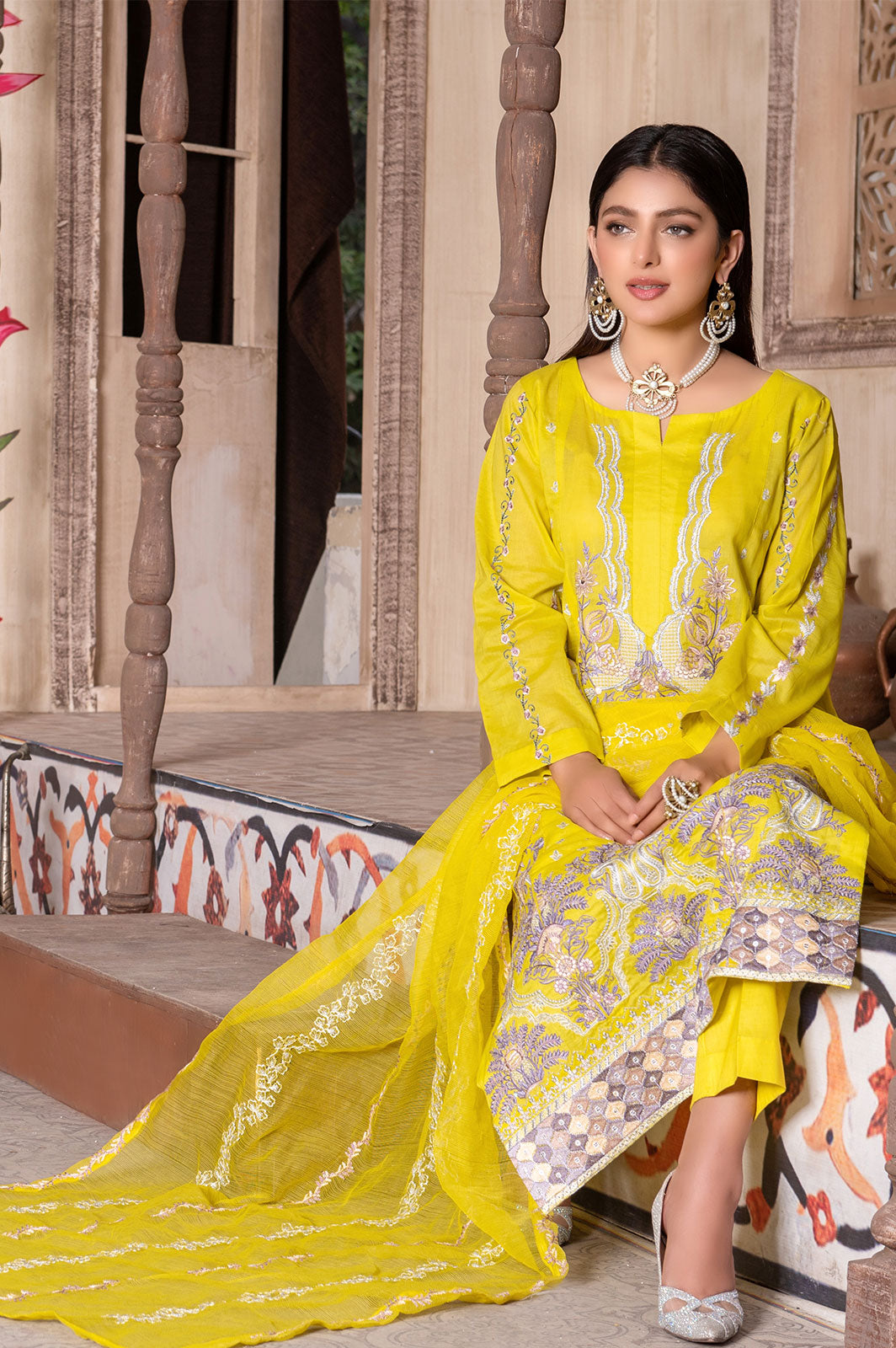 Embroidered | Lawn - Mehr-e-Zar