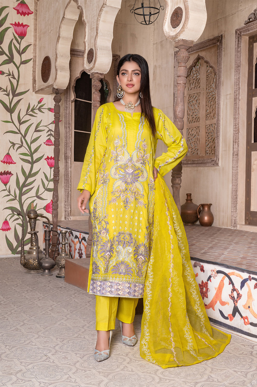 Embroidered | Lawn - Mehr-e-Zar