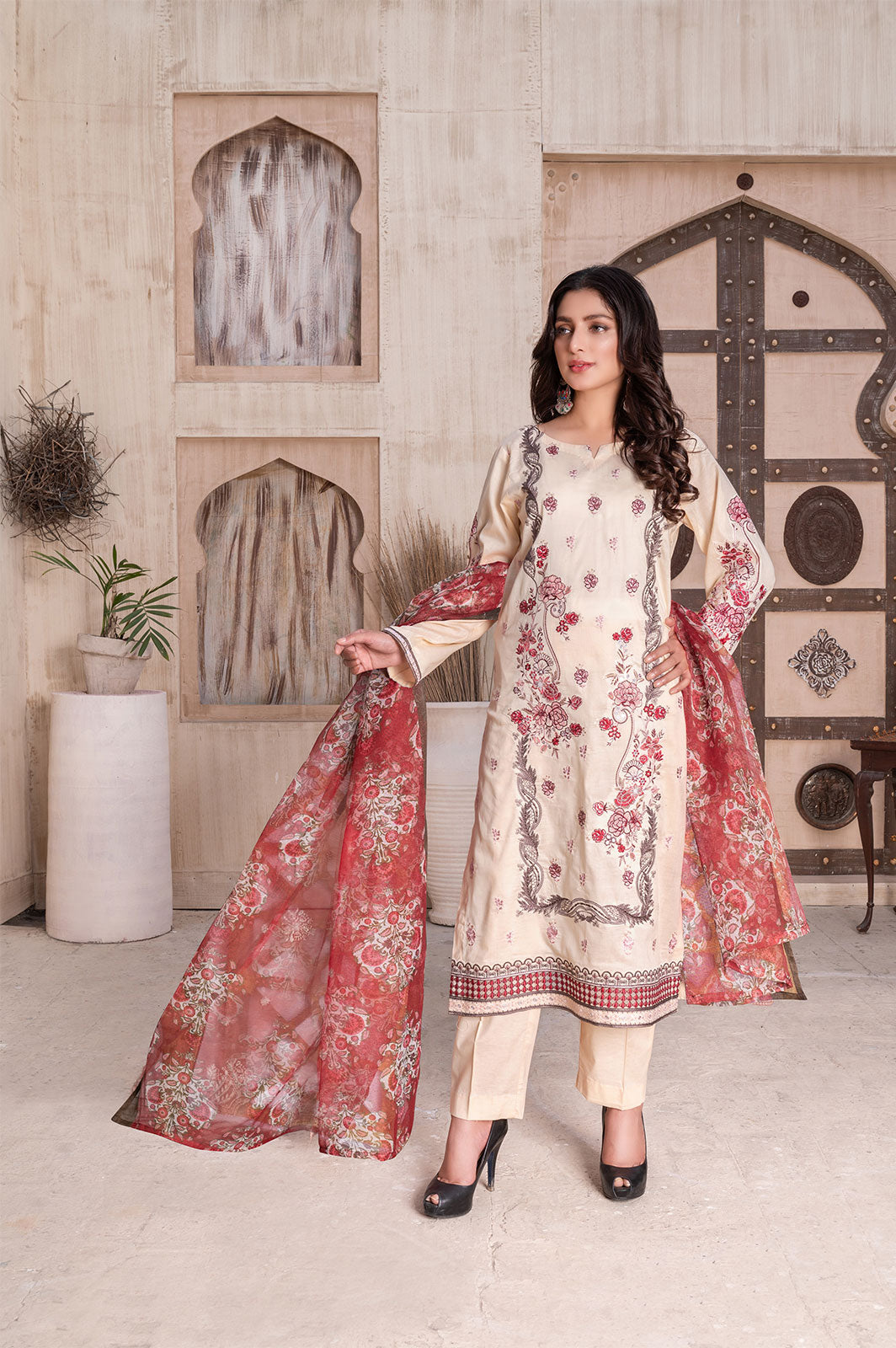 Embroidered | Lawn - Shireen Gul